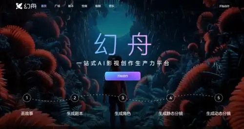 幻舟AI：一站式AI影视短片创作平台.webp